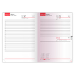 Standard, A5 napi beosztású határidőnapló, Fekete