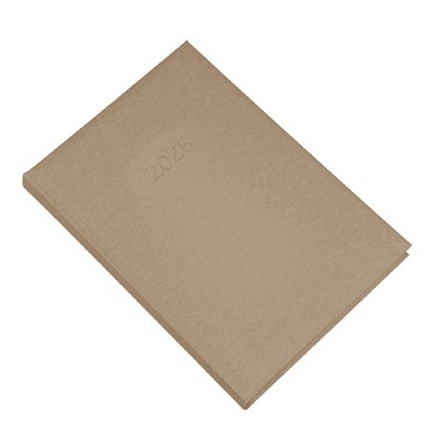 Standard, B5 napi beosztású határidőnapló, Drapp