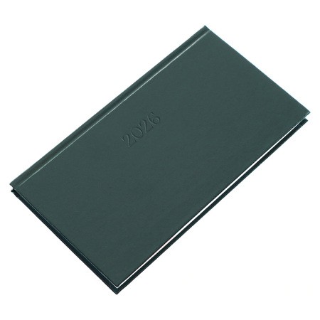 Standard, fekvő zsebnaptár, Zöld