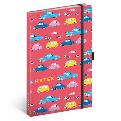 The Little Mole - Cars, keménytáblás vonalas notesz
