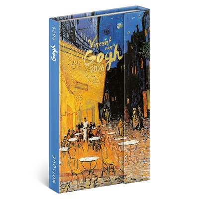 Vincent van Gogh, mágnessel záródó heti beosztású naptár 2026