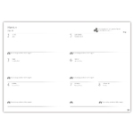 Womanext A5 heti beosztású naptárkönyv, Violet