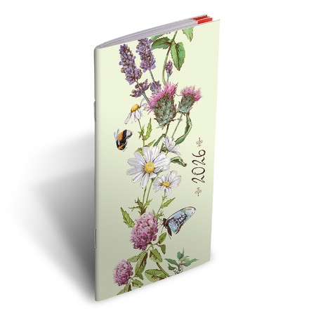 Zsebirka, fekvő zsebnaptár, Herbárium