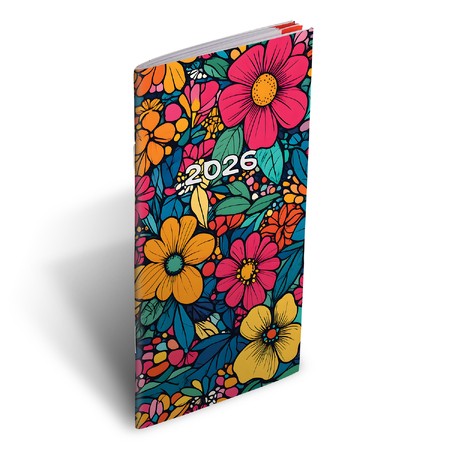 Zsebirka, fekvő zsebnaptár, Színek