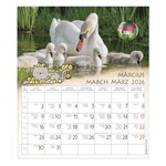 Falinaptár CSG 190x220mm álló Én és a barátaim 2026.