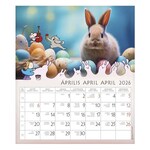 Falinaptár CSG 190x220mm álló Én és a barátaim 2026.