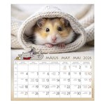 Falinaptár CSG 190x220mm álló Én és a barátaim 2026.