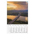 Falinaptár CSG 210x320mm álló Magyar tájak 2026.