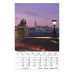 Falinaptár CSG 210x320mm álló Magyar városok 2026.