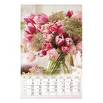 Falinaptár CSG 210x320mm álló Virág 2026.