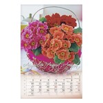 Falinaptár CSG 210x320mm álló Virág 2026.