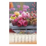 Falinaptár CSG 210x320mm álló Virág 2026.