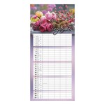 Falinaptár CSG 220x480mm álló Családi 2026.