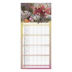 Falinaptár CSG 220x480mm álló Családi 2026.