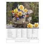 Falinaptár CSG 300x340mm álló Virágok 2026.