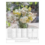 Falinaptár CSG 300x340mm álló Virágok 2026.