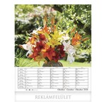 Falinaptár CSG 300x340mm álló Virágok 2026.