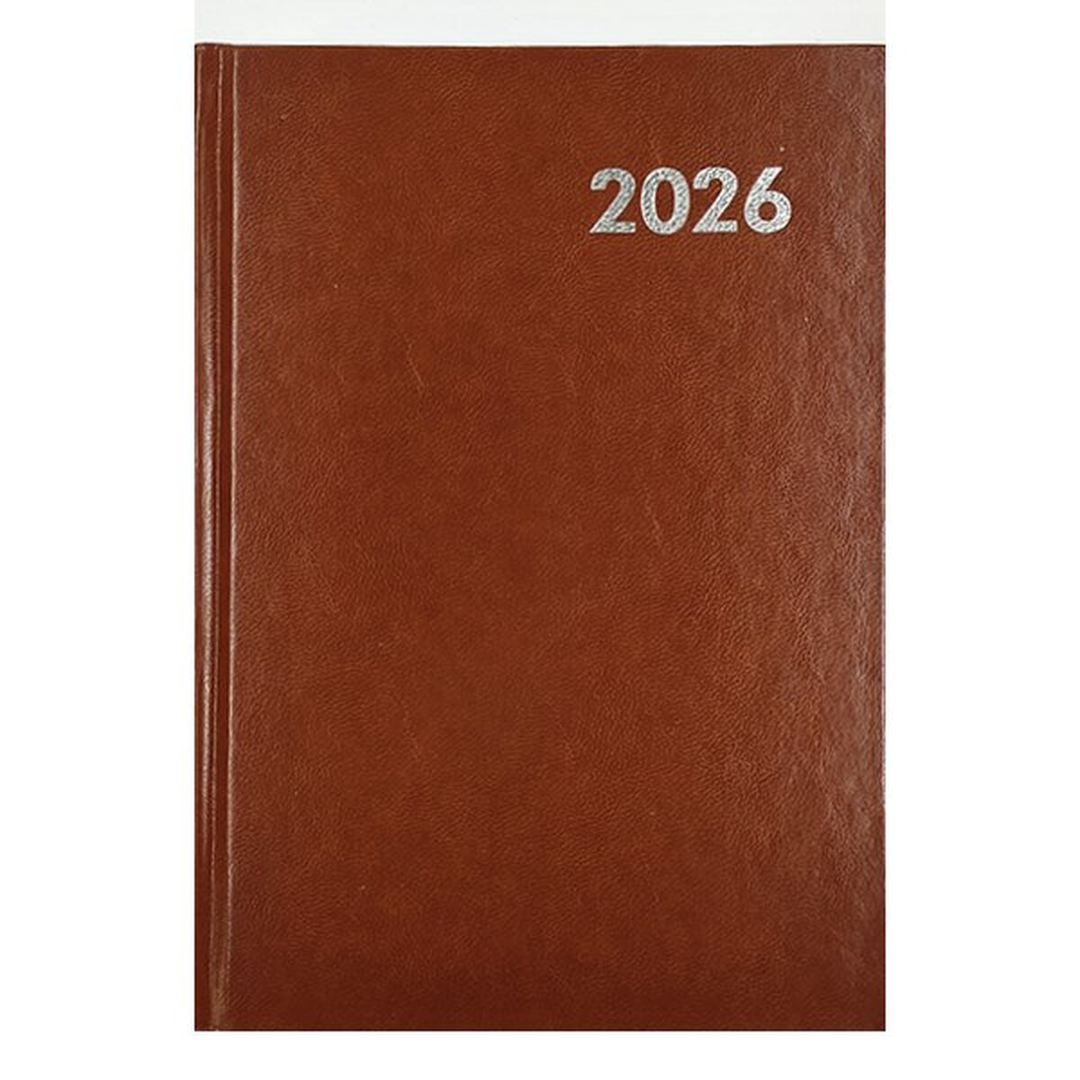 Határidőnapló ALISCA A/5 napi fehér lapos barna 2026.