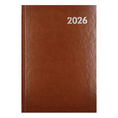 Határidőnapló ALISCA B/5 heti fehér lapos barna 2026.