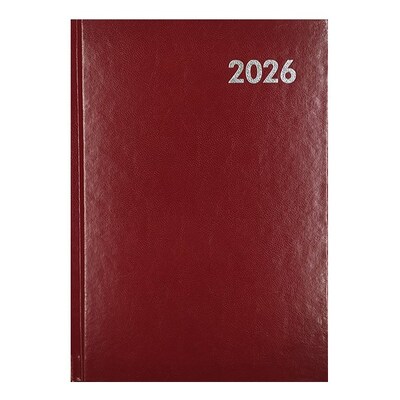 Határidőnapló ALISCA B/5 heti fehér lapos bordó 2026.