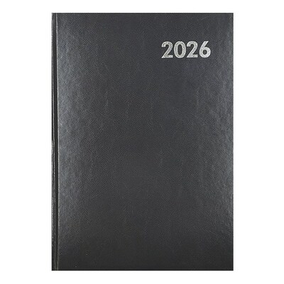 Határidőnapló ALISCA B/5 napi fehér lapos szürke 2026.