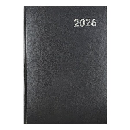 Határidőnapló ALISCA B/5 napi fehér lapos szürke 2026.