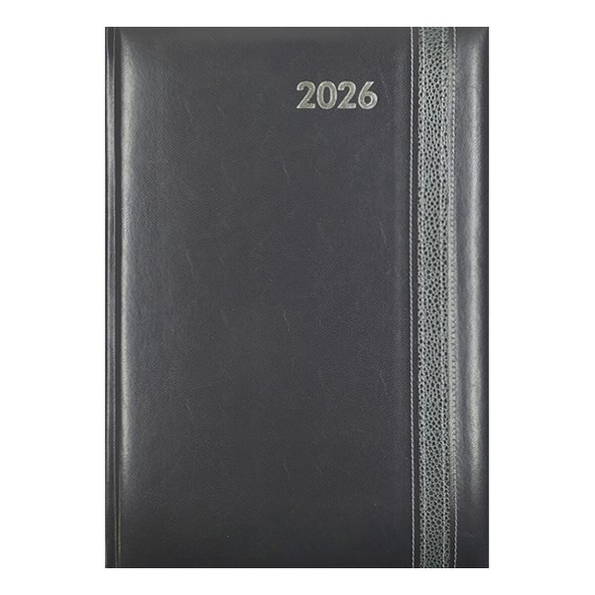 Határidőnapló ALISCA Rebel varrott A/4 heti fehér lapos szürke 2026.