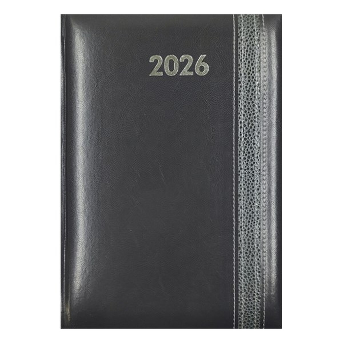 Határidőnapló ALISCA Rebel varrott B/5 heti fehér lapos szürke 2026.