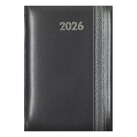 Határidőnapló ALISCA Rebel varrott B/5 heti fehér lapos szürke 2026.