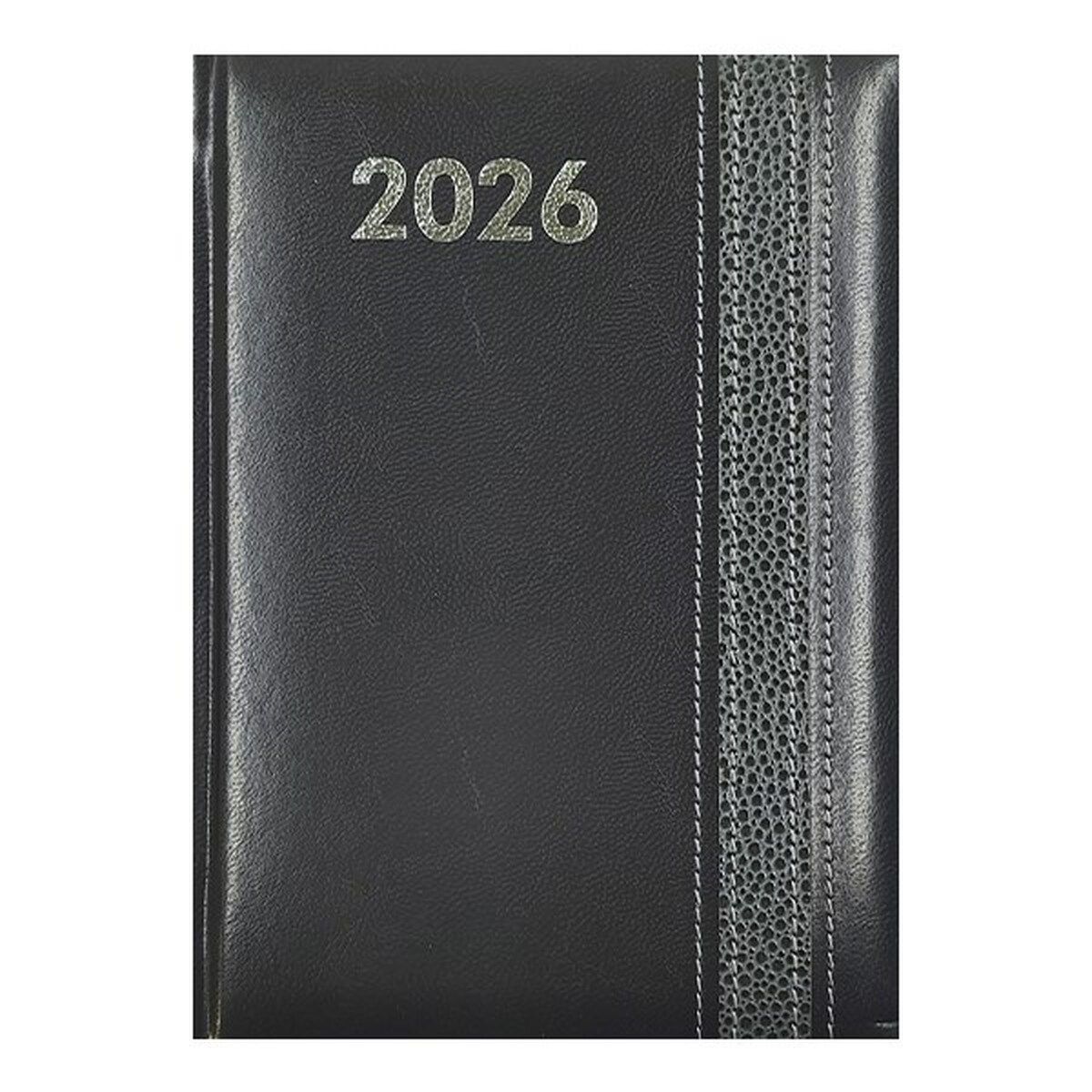 Határidőnapló ALISCA Rebel varrott B/6 napi fehér lapos szürke 2026. Határidőnapló ALISCA Rebel varrott B/6 napi fehér lapos szürke 2026.