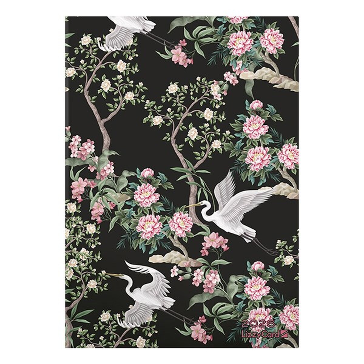 Határidőnapló LIZZY CARD A/5 napi szivacsos Birds at night 2026.