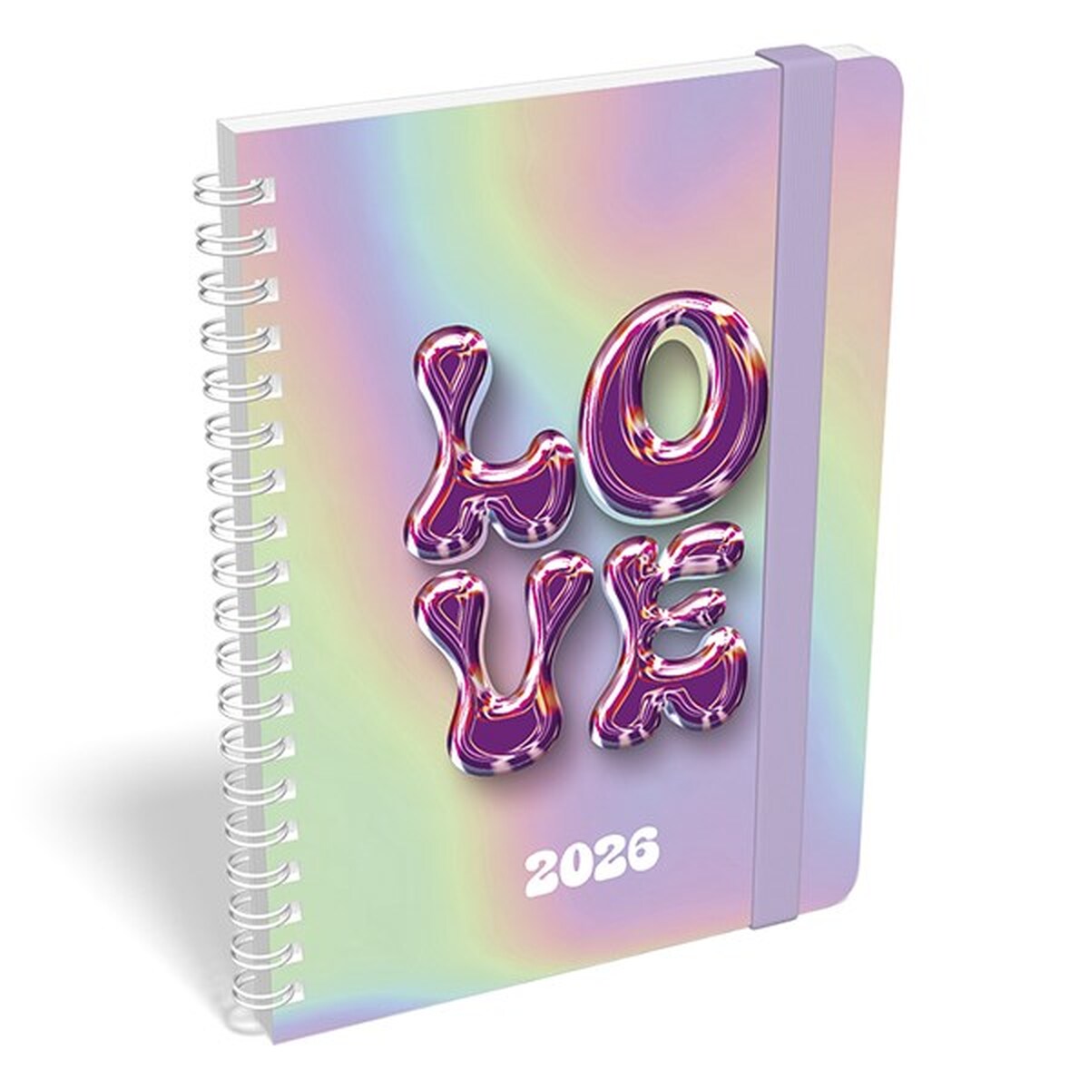 Határidőnapló LIZZY CARD B/6 heti spirálozott gumis Amazing 2026. Határidőnapló LIZZY CARD B/6 heti spirálozott gumis Amazing 2026.