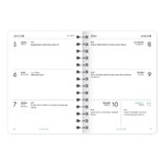 Határidőnapló LIZZY CARD B/6 heti spirálozott gumis Lollipop happy color 2026.