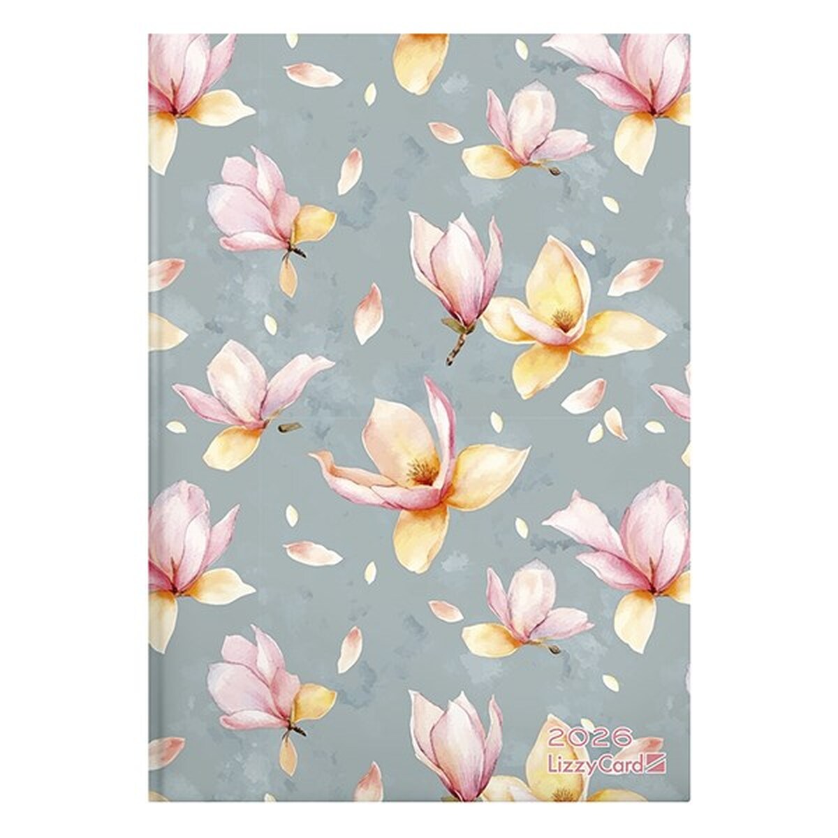 Határidőnapló LIZZY CARD B/6 napi keménytáblás Magnolia 2026.