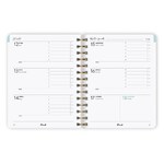 Határidőnapló PLANALL Classic B/5 heti spirálos keményfedelű gumis Teal 2026.