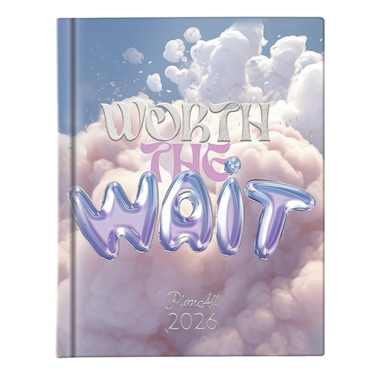 Határidőnapló PLANALL Mini A/6 heti keményfedelű aranyozott Wait 2026.