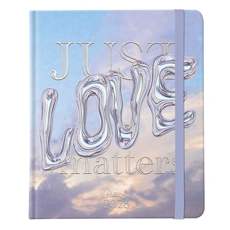 Határidőnapló PLANALL New Classic B/5 heti keményfedelű gumis Love 2026.