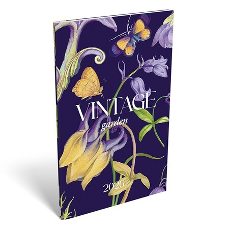 Zsebnaptár LIZZY CARD A/6 heti papírborítós Vintage 2026.