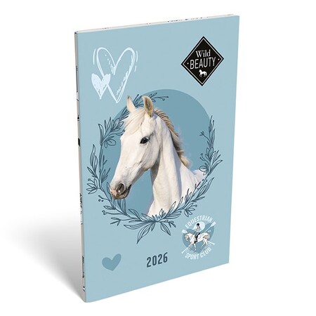 Zsebnaptár LIZZY CARD A/6 heti papírborítós Wild beauty sport club 2026.