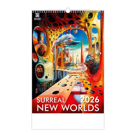 Abstract AI Art, képes falinaptár - Exclusive Edition 2026