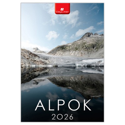 Alpok B4, képes falinaptár 2026