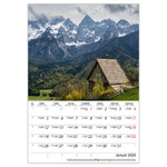 Alpok B4, képes falinaptár 2026