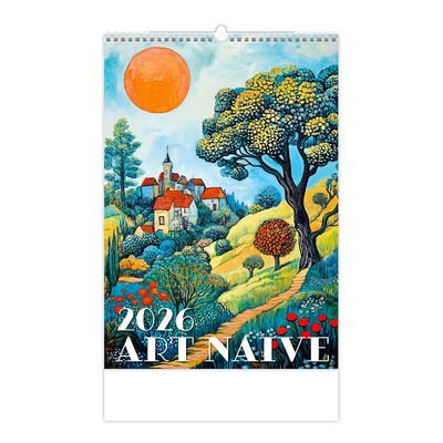 Art Naive by AI, képes falinaptár 2026