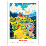 Art Naive by AI, képes falinaptár 2026