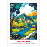 Art Naive by AI, képes falinaptár 2026