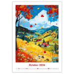 Art Naive by AI, képes falinaptár 2026