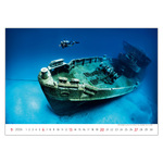 Deep Blue, képes falinaptár 2026