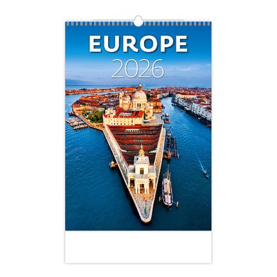 Europe, képes falinaptár 2026