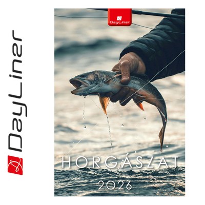 Horgászat B4, képes falinaptár 2026