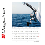 Horgászat B4, képes falinaptár 2026